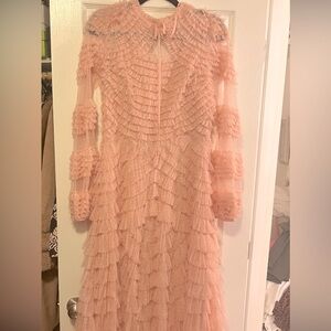 NWT MAC DUGGAL RUFFLE DRESS